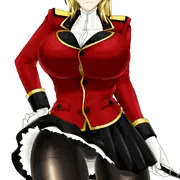 女将校さん