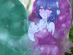 青肌娘のスライム和え