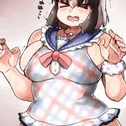 公式から供給されたはずの水着が何故かキツイうちのアライさん