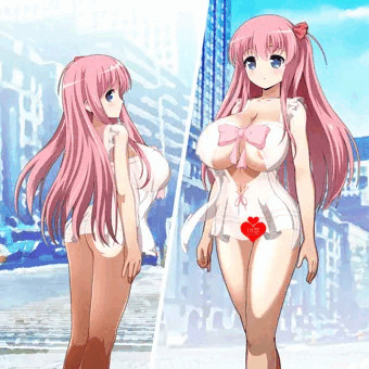 スケスケのあぶないしふくで街を練り歩く☆のどっち