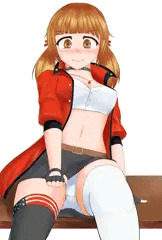 チラ見えデロガ