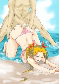 波打ち際セックス！