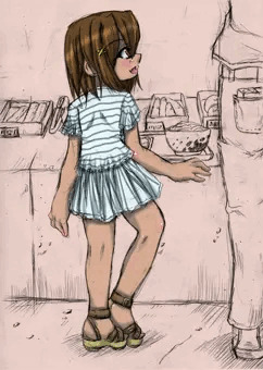 うどん屋で見た幼女