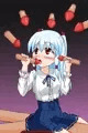 例の服を着て乱交パーティー（カラー）