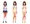 同人用　キャラ2立ち絵ラフ