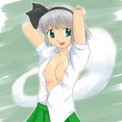 だらしない庭師みょん。