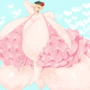 水着を着た女体化ハルちゃん