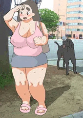炎天下で