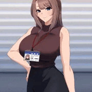 デカパイな同僚ちゃん