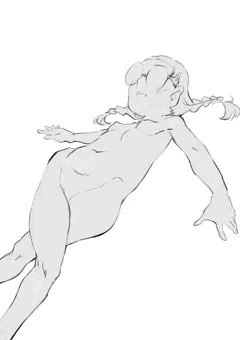 横たわる福ちゃん。