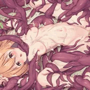触手のオモチャにされる女の子
