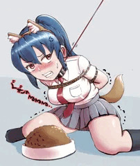 犬食い強制寸前