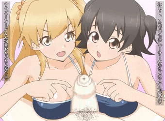 莉嘉&みりあ　包茎弄り