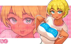 【ヘッダー】Tシャツ褐色ヘッダー娘ちゃん【更新⁉】