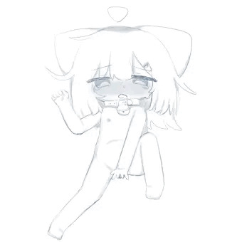 うちの子落書き