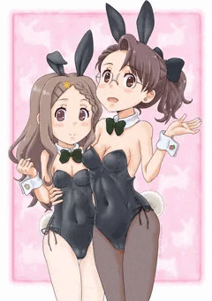 母娘バニー絵