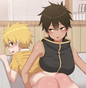 Natsumi+Yuto spanking