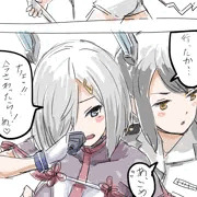 叢雲改二服浜風と