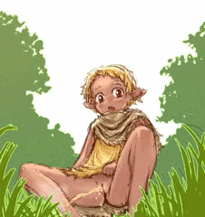 野生エルフの放尿