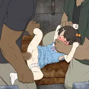 物陰に連れ込まれ