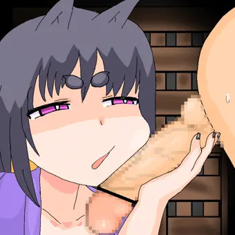 偽頑固狐娘に敗北し捕えられた退魔師・・・