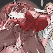 おばさんに中出し