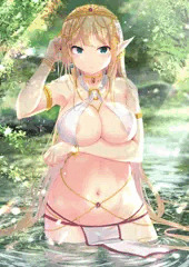 水浴びエルフ🤽‍♀️