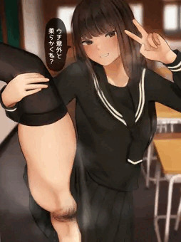 Y字バランスを披露してくれる女子