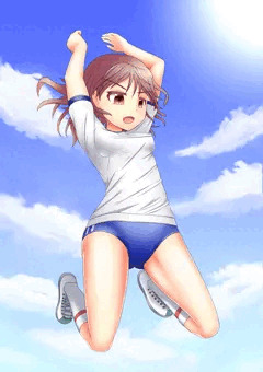 体操服の子