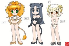 【お蔵出し】アダルト動物占いカラーラフ