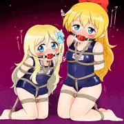 スク水姉妹緊縛