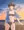 まだ暑いのでうちの子に水着を着てもらった
