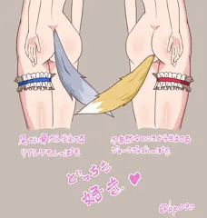 しっぽ比較