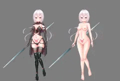 【エロRPG】銀髪に淫紋キャラ!!