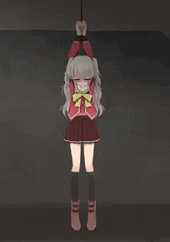 吊り下げられ友利奈緒ちゃん