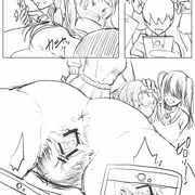 異物挿入落書き漫画