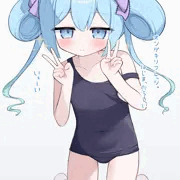 珠洲島有栖ちゃん　スク水、MB、全裸