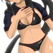 焔ちゃんが今はやりのたくし上げ黒ビキニを見せてくれるそうです。