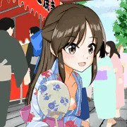 お祭り気分でオープンになっている橘さん