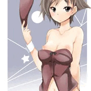 バニーでパンツの日の比叡さん