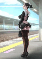 黒いワンピースの女の子💗
