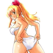 突き出すマリン