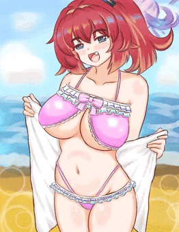 水着メテオラちゃん（裸差分あり）