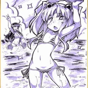 ルリルリ海色紙