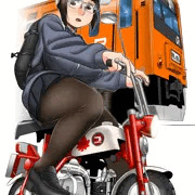 原付を使って撮影地を探して周っている鉄JK