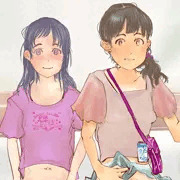 JS3＆JS5オマンコ撮影会するも、ロリコン凸者に悪戯にされてトロ顔
