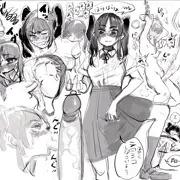 ツインテール女学生、すぐちんちんしゃぶる化