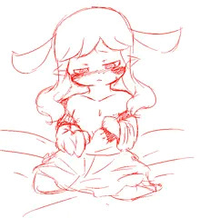 よめのえっちならくがきばっかり