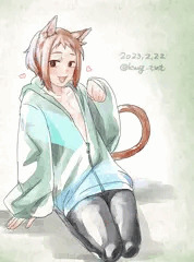 猫の日ももちゃん