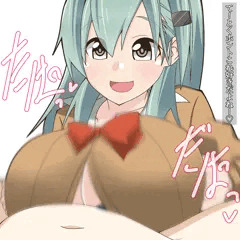 鈴谷　着衣パイズリ